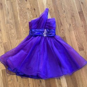 Purple Cocktail Style dress